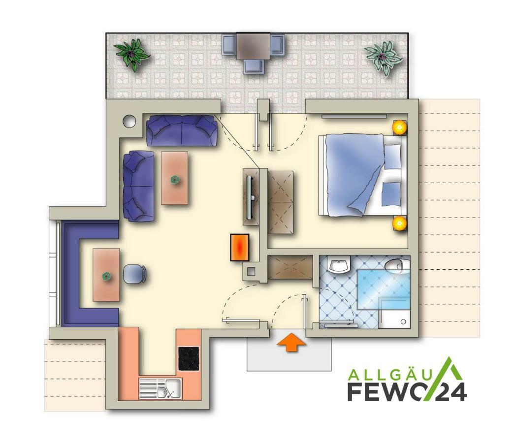 Hornerblick Apartment Зонтхофен Екстериор снимка